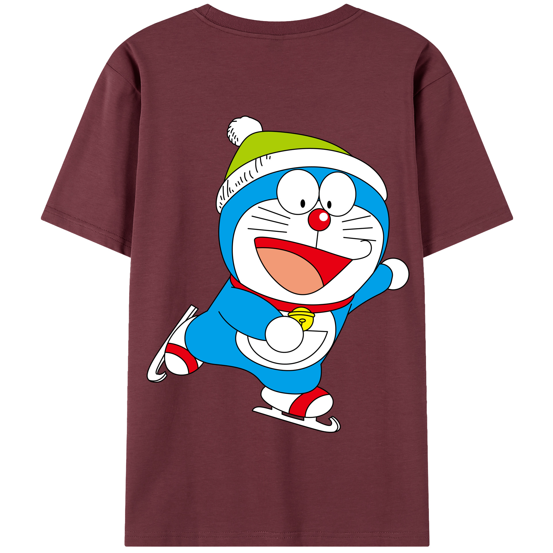 （画像用） ドラえもん Doraemon 綿100％半袖Tシャツ（背面プリント）